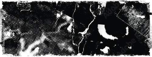 Grunge urban background. Vector. Textured banner . Futuristic digital background. Grungy effect . Abstract,splattered , dirty,cyber punk poster for your design. 