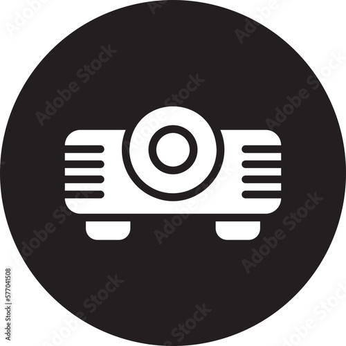 projector glyph icon