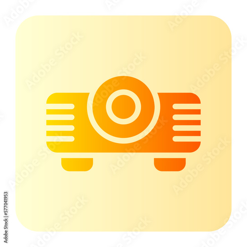 projector gradient icon