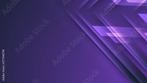 Layout design with dynamic shapes purple Sport background. Futuristic technological wallpaper