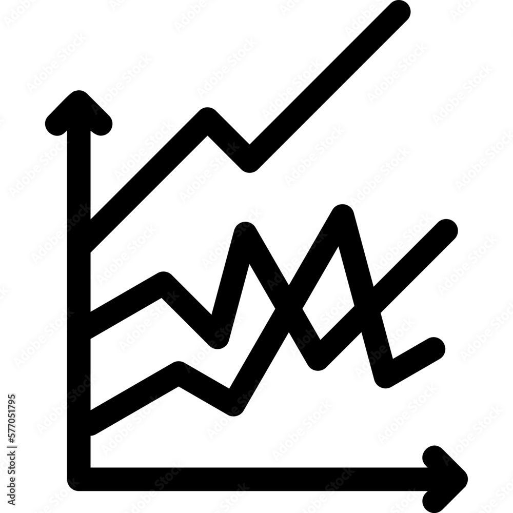 Line Graph Icon
