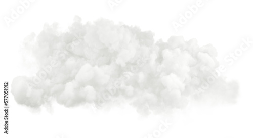 Clouds smooth realistic cut transparent backgrounds 3d rendering png