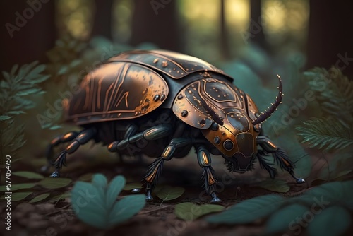 beetle robot created using AI Generative Technology