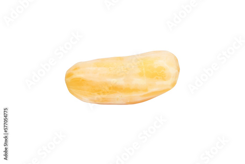 Smallanthus sonchifolius (yacon) snow lotus peeled yellow Isolated on cutout PNG. Is plant that grows in high places use root as food. In Chinese medicine. it has effect of being cold medicine.