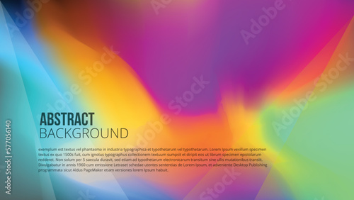 colorful abstract background with light from the top corner