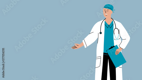 doctor holding a clipboard