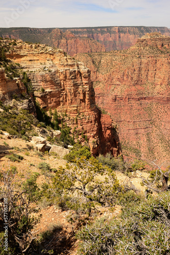 Hazy Blue Sky Grand Canyon Arizona