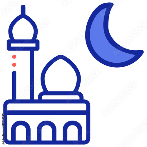 mosque building icon