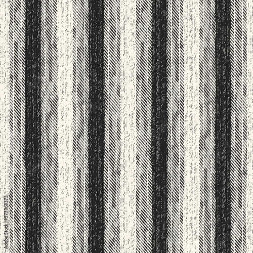 Monochrome Distressed Textured Striped Pattern