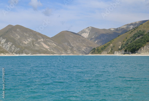 lake in the caucasus mountains