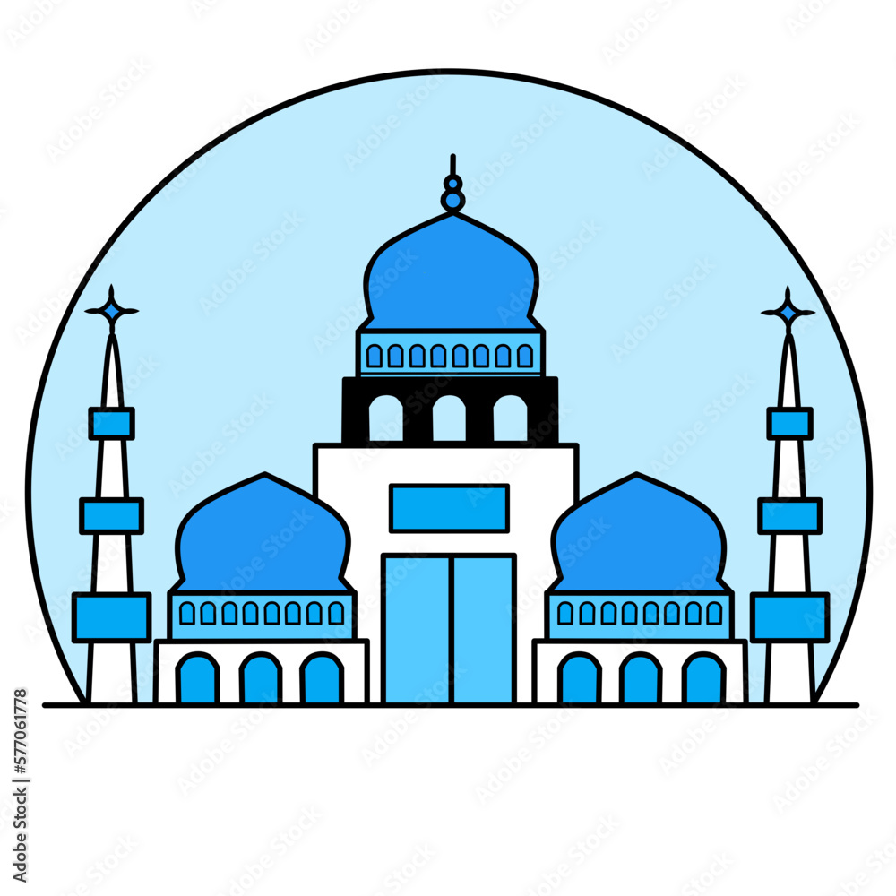 Mosque vector illustration