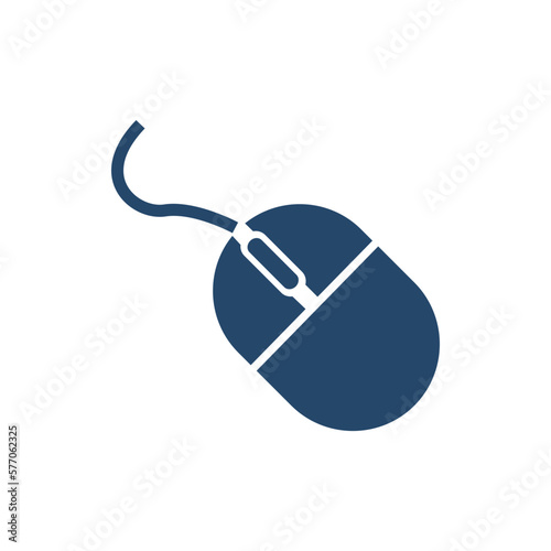 computer mouse isolated on white