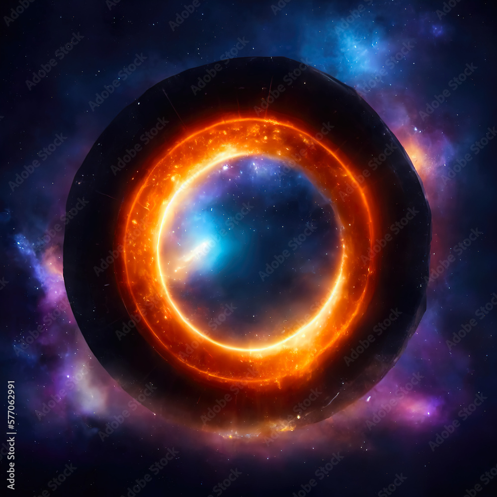 The Beauty of the Night Sky: A Circle of Stars. Generative AI The Beauty of the Night Sky: A Circle of Stars. Generative AI