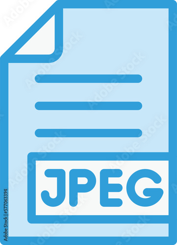 JPEG Vector Icon Design Illustration © Graphixs Art