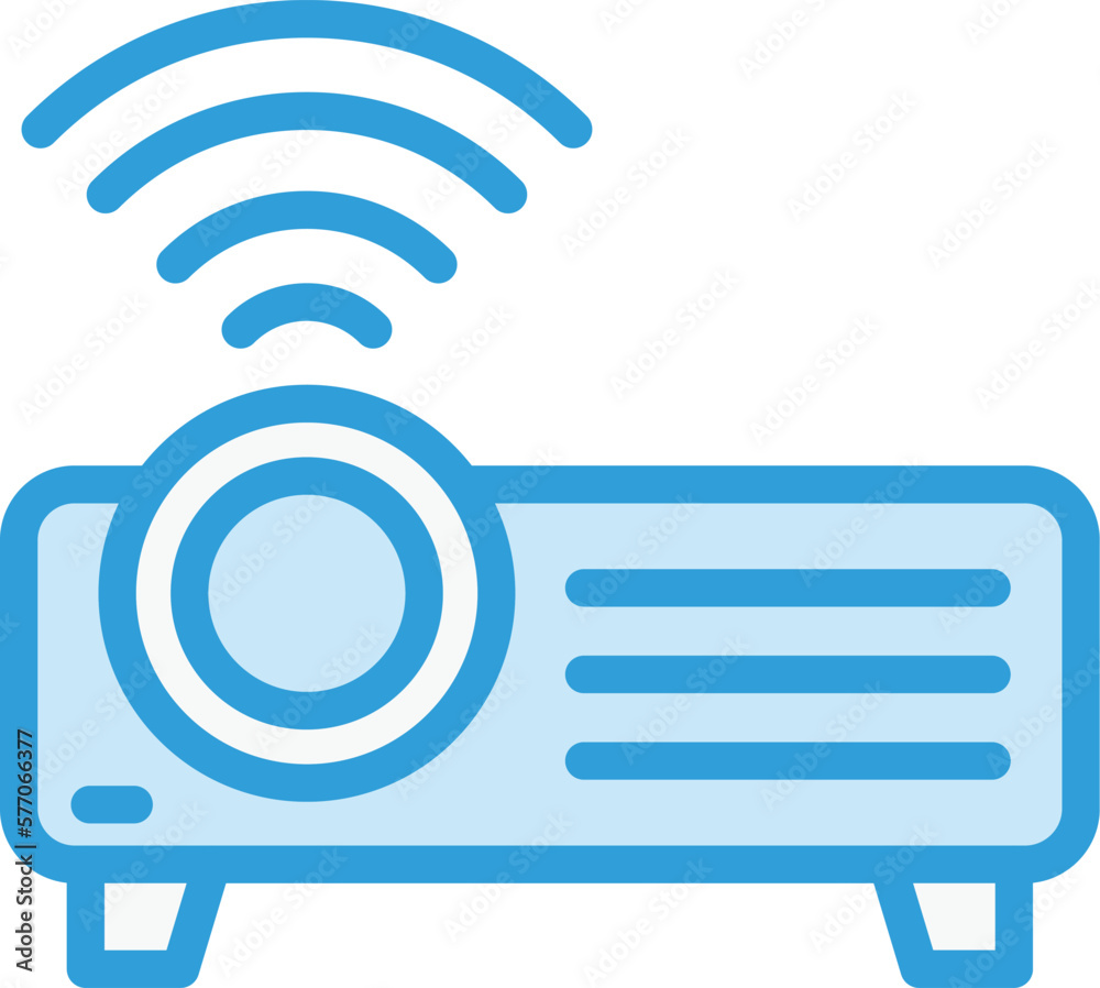 Projector Vector Icon Design Illustration Projector Vector Icon Design Illustration
