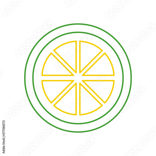 Lemon PNG image icon with transparent background