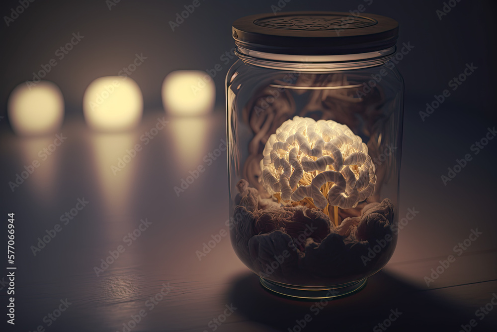 AI brain in a jar, Cinematic, cinematic, ai, brain, jar, artificial intelligence, machine learning, robotics, futuristic, sci-fi, high-tech, innovation, technology, neural network, cognitive computing AI brain in a jar, Cinematic, cinematic, ai, brain, jar, artificial intelligence, machine learning, robotics, futuristic, sci-fi, high-tech, innovation, technology, neural network, cognitive computing