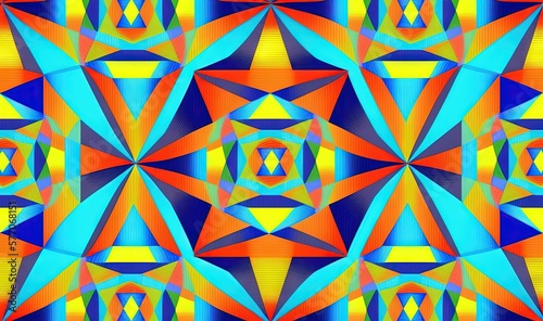  a colorful abstract background with a pattern in the middle of the image. generative ai