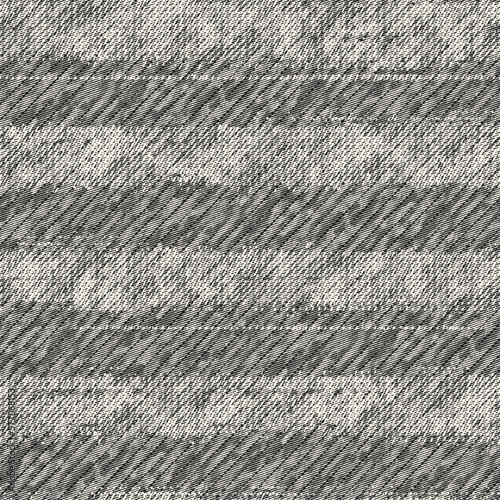 Monochrome Distressed Canvas Textured Striped Pattern