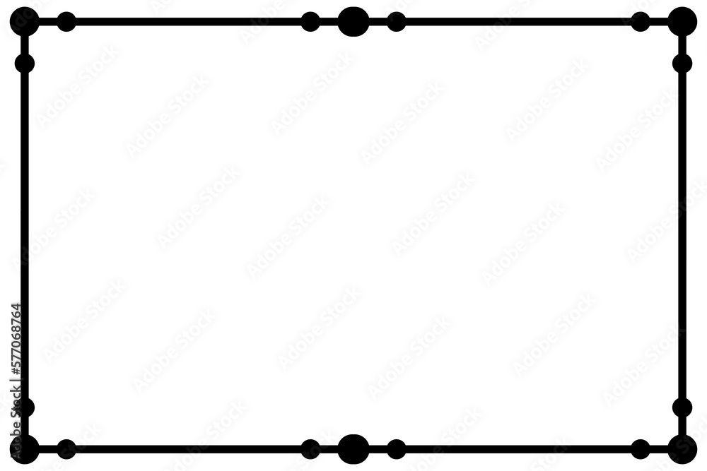 Artistic horizontal border and frame Artistic horizontal border and frame