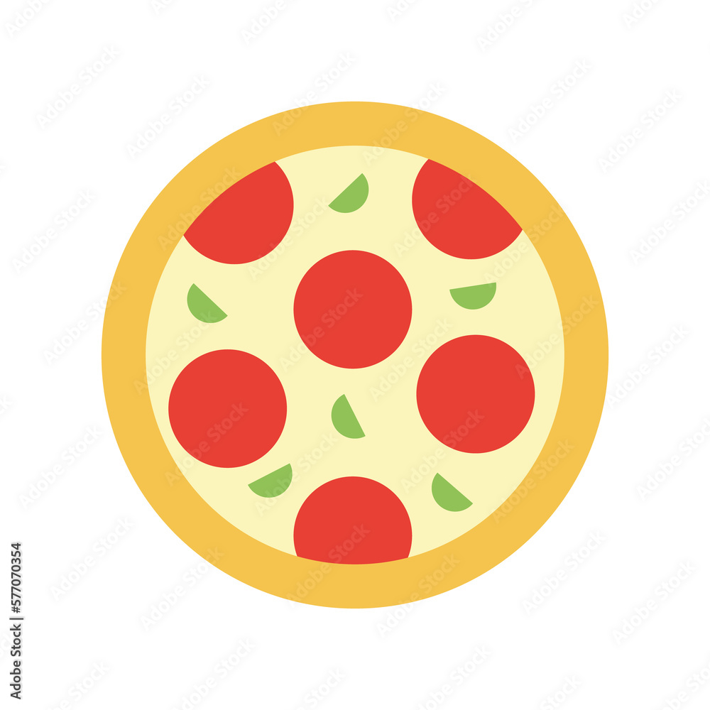 Fototapeta premium pizza icon PNG image with transparent background