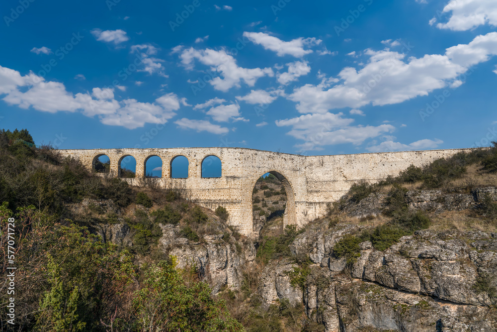 Incekaya aqueduct on Tokatli Canyon,Safranbolu, Karabuk, Turkey