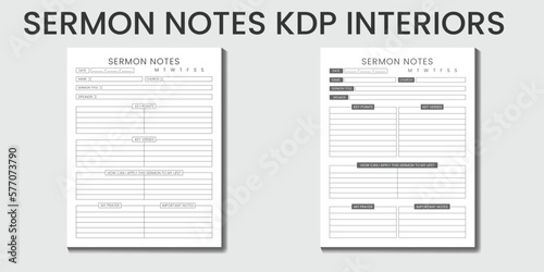 Sermon notes 2023-2024 KDP interior designs