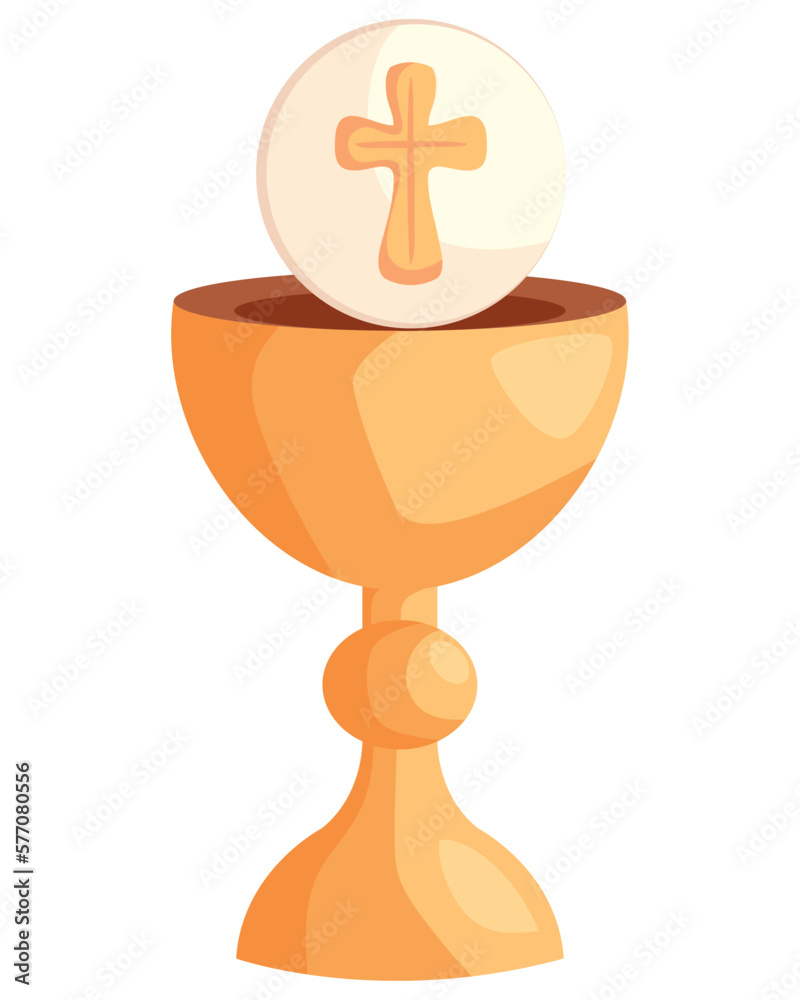 Photography chalice with communion