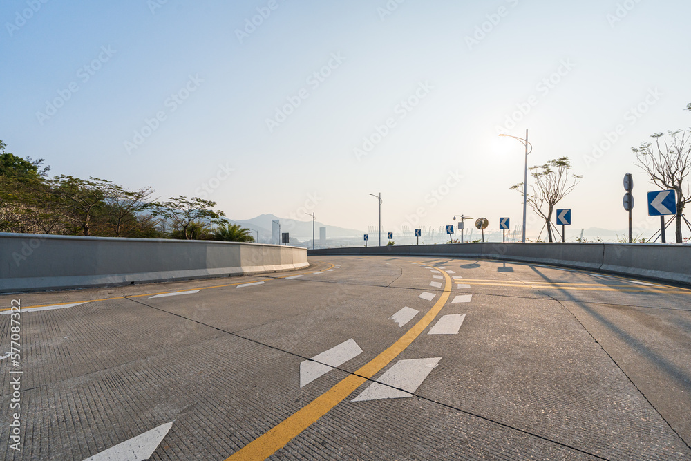 Fototapeta premium road in city