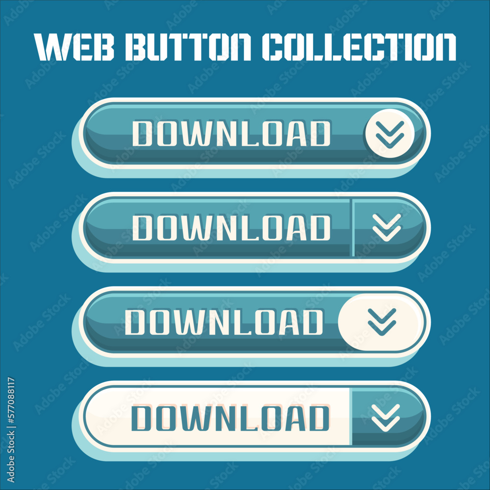 Fototapeta premium Web button collection 