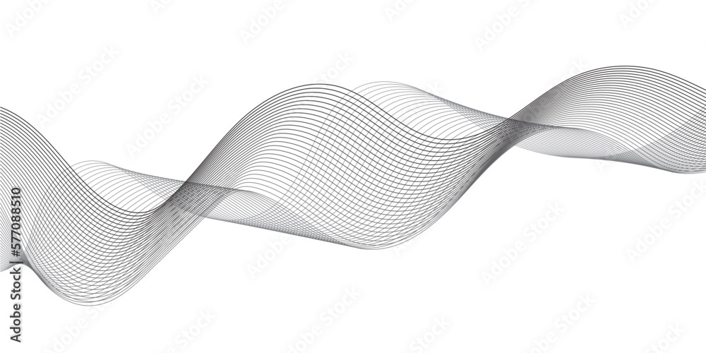 Abstract wavy grey blend technology liens on white background. Digital frequency track equalizer. Abstract frequency sound wave lines and twisted curve lines background. Abstract wavy grey blend technology liens on white background. Digital frequency track equalizer. Abstract frequency sound wave lines and twisted curve lines background.