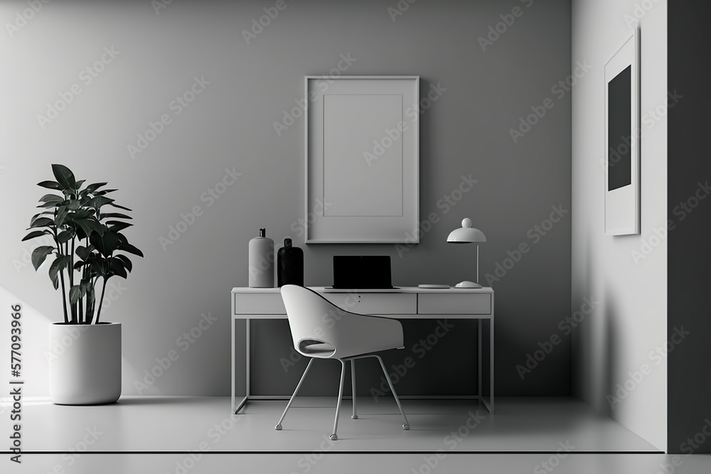 Simplicity in the Workplace: A Minimalist Office Space.
Generative AI. Simplicity in the Workplace: A Minimalist Office Space.
Generative AI.
