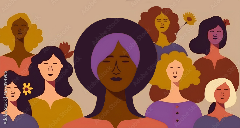 group of people in a row