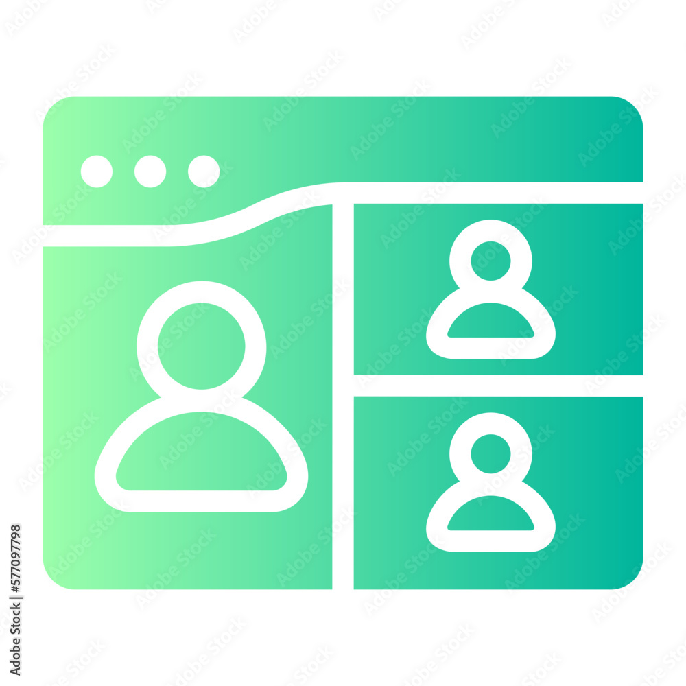 online class gradient icon online class gradient icon