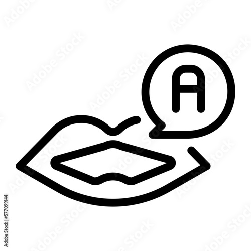 speaking icon