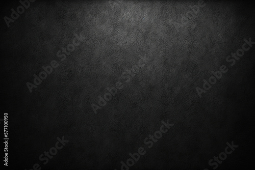 Dark gray grunge background for design or presentation, dark gray texture created with generative AI technology