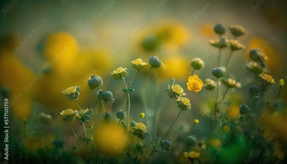 a bunch of yellow flowers in a field of green and yellow flowers in a field of yellow and green flowers in a field of yellow and green. generative ai a bunch of yellow flowers in a field of green and yellow flowers in a field of yellow and green flowers in a field of yellow and green. generative ai