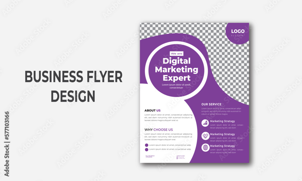 design template for infographics, business flyer templet, simple flyer design.