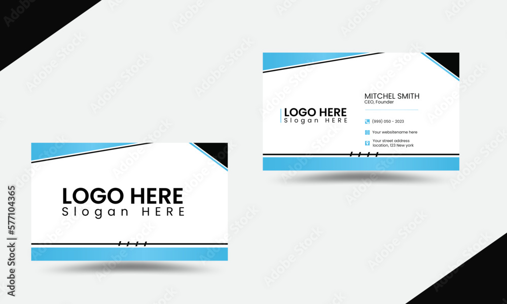 Fototapeta premium Creative And Minimalist Business Card