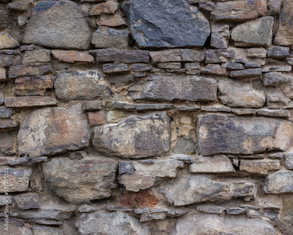 medieval stone masonry. grunge architectural background