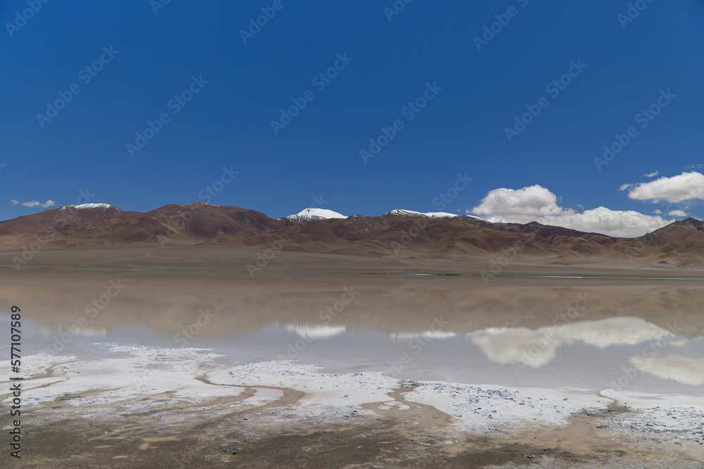 View of the diamond lagoon in the Puna Argentina View of the diamond lagoon in the Puna Argentina