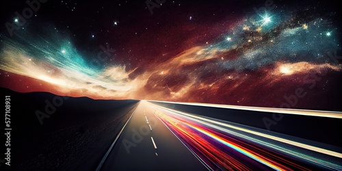 Speeding in the highway at ...