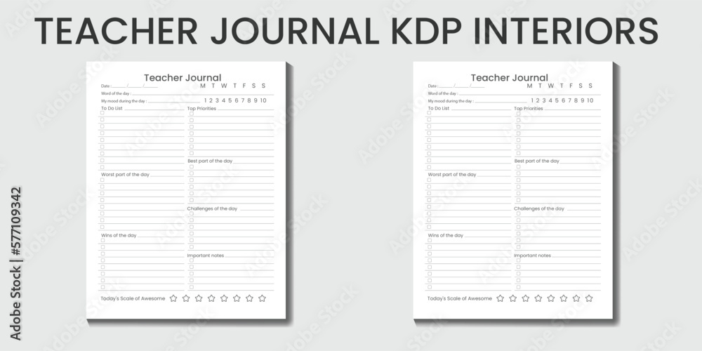 Teacher Journal 2023-2024 KDP interior Teacher Journal 2023-2024 KDP interior