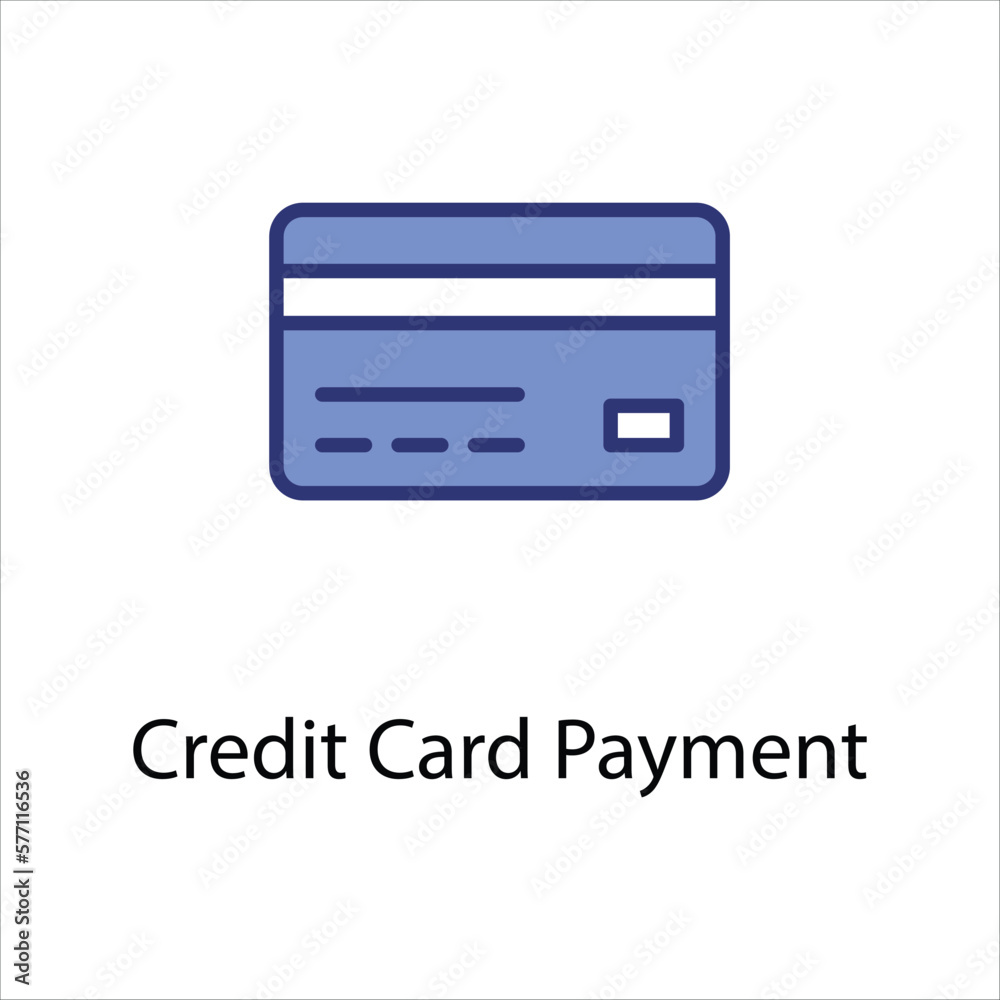 Fototapeta premium Credit Card Payment icon vector stock