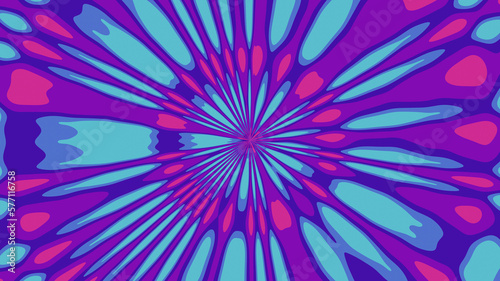 Hypnotic abstract psychedelic illustration. Background with spiral