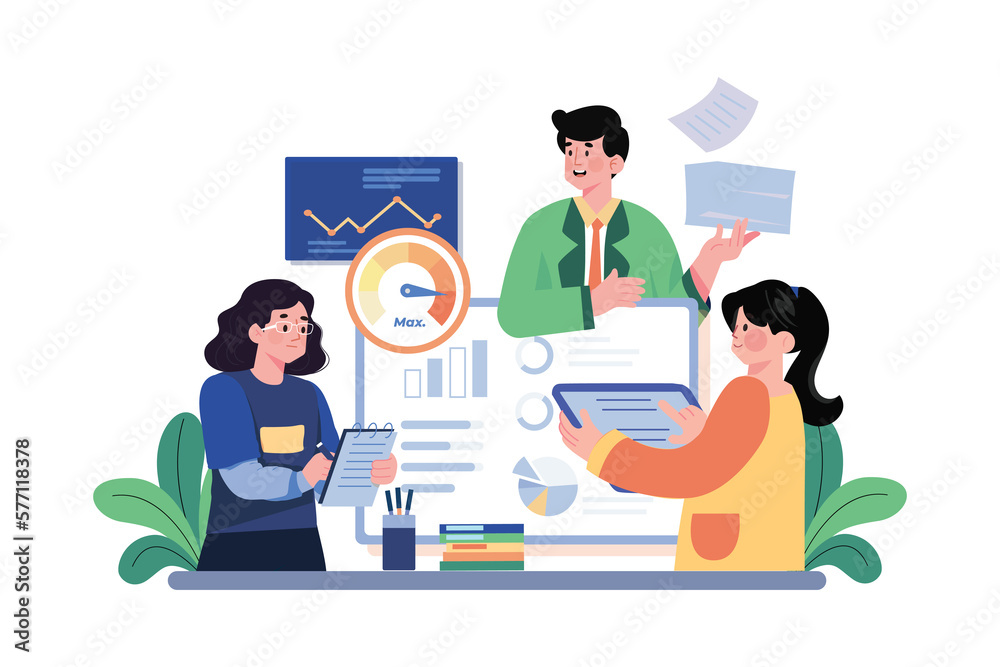The manager is closely monitoring employee performance to ensure high-quality work and productivity. The manager is closely monitoring employee performance to ensure high-quality work and productivity.