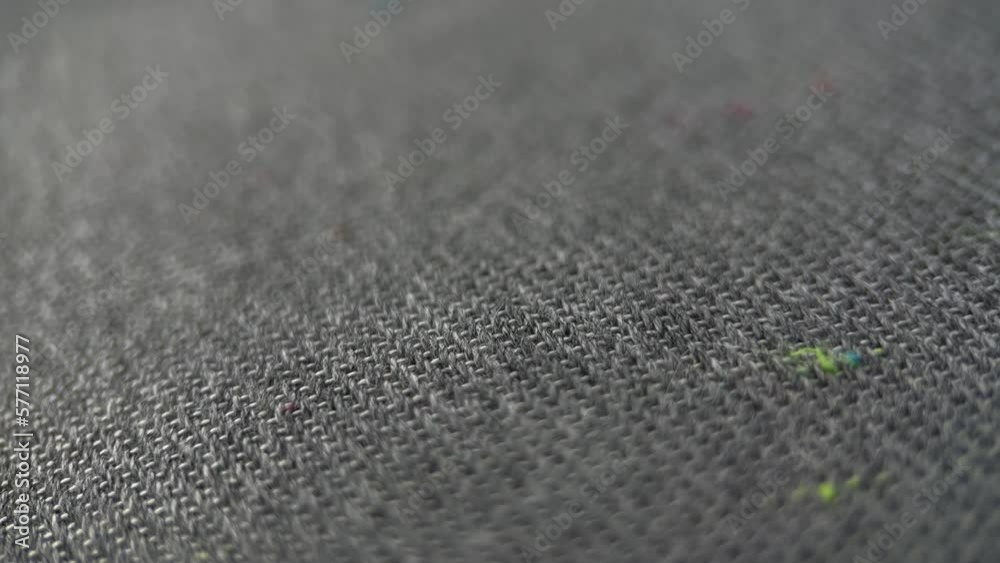 Macro Gray Fine Knit Fabric Slider Shot Macro Gray Fine Knit Fabric Slider Shot