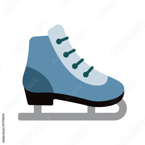 Ice skate icon. sign for mobile concept and web design. vector illustration