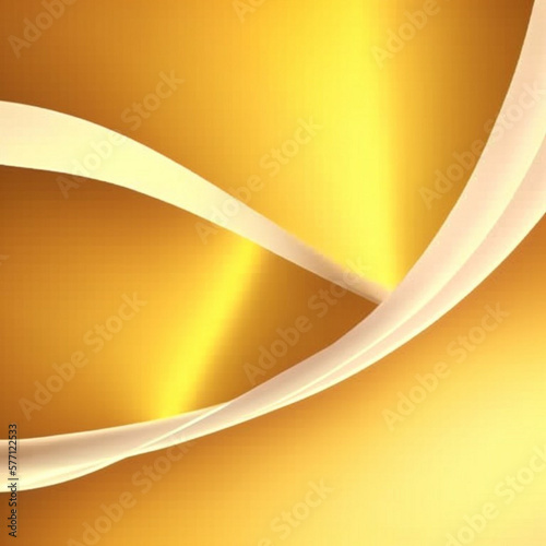abstract background with waves - Abstract Yellow and White background - Abstract Background - Generative AI