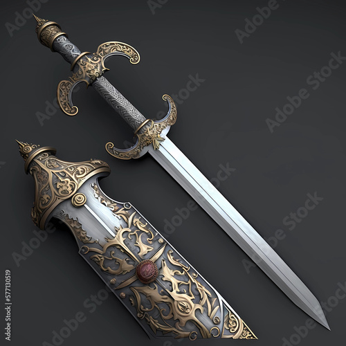 Sword - Generated by Generative AI
